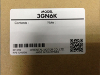 东方马达ORIENTAL现货　型号：3GN6K