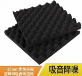 环保黑色阻燃吸音棉消音材料